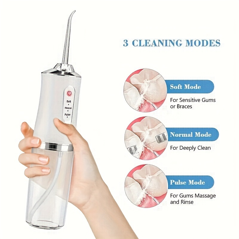 Water Flosser Cordless - Electric Oral Irrigator Portable Water Flosser