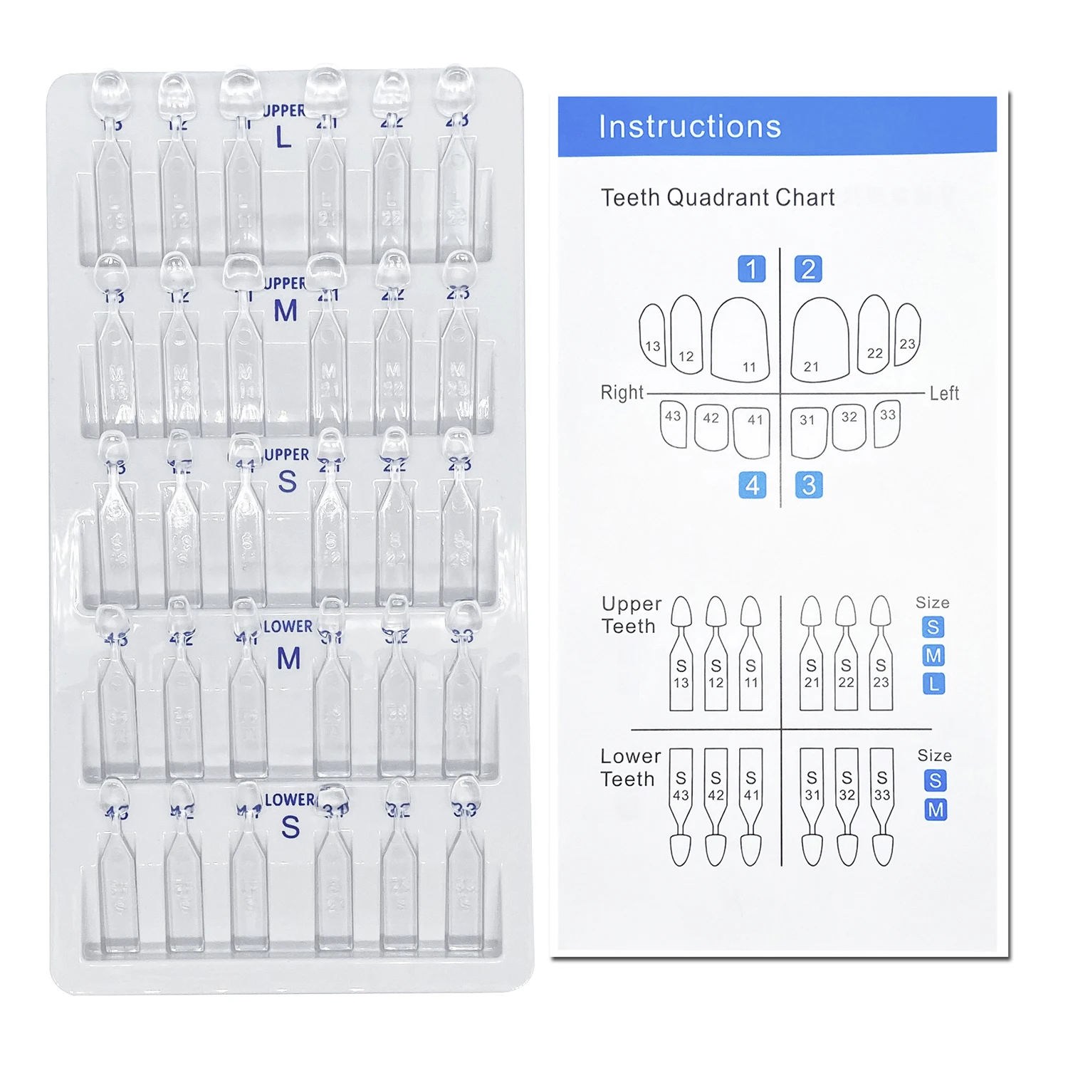 32pcs/Set Dental Veneer Mould  - Teeth Whitening Kit 评论和价格