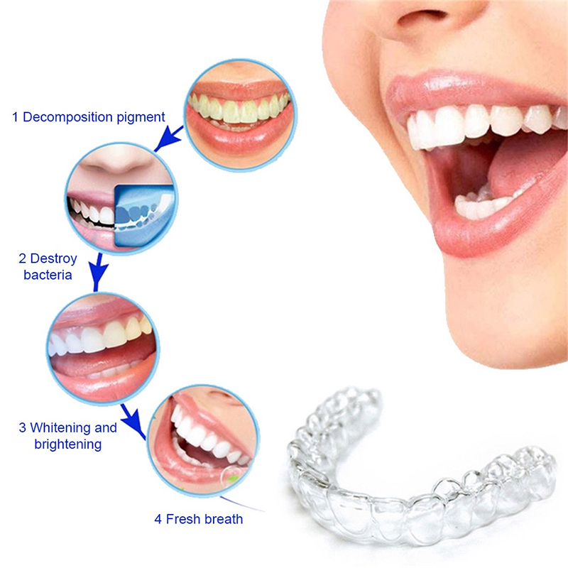 Comfort Fit Silicone Mouth Tra - Teeth Whitening With Trays 评论和价格