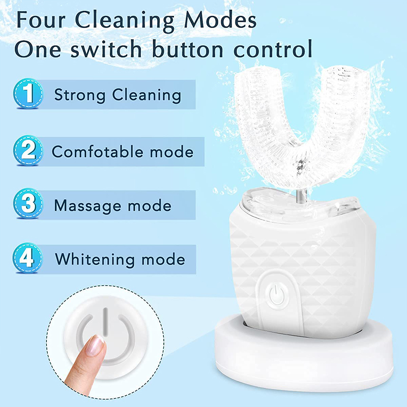 U-Shaped Rechargeable Light Qu - Teeth Whitening Kit 评论和价格