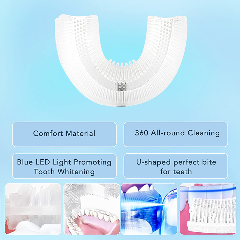 U-Shaped Rechargeable Light Qu - Teeth Whitening Kit 评论和价格