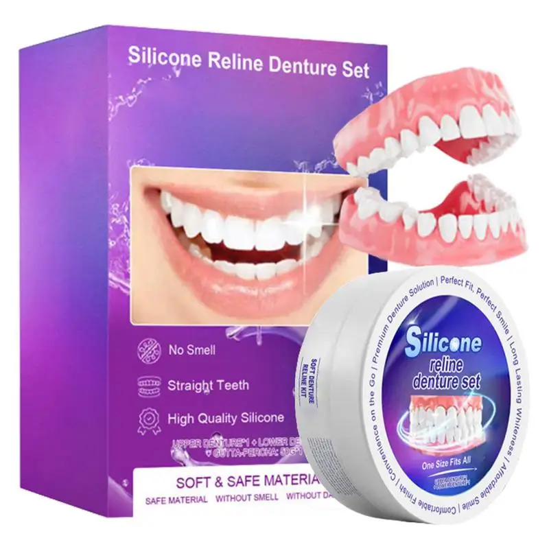 Silicone Denture Set Fit Tempo - Teeth Whitening Kit 评论和价格