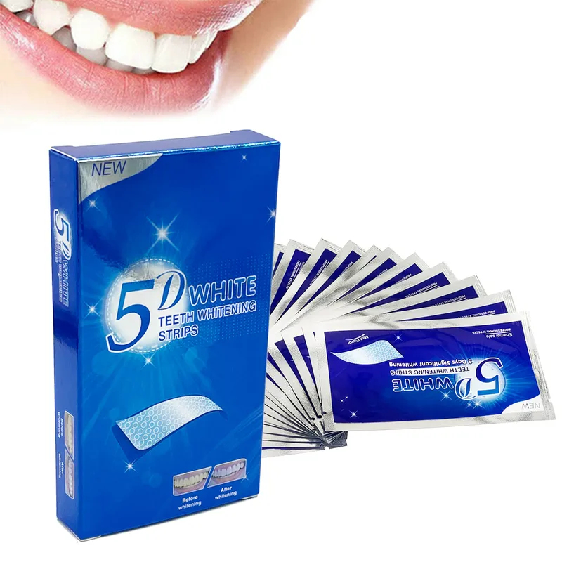 1-12pcs 5D Whitening Teeth Sti - Teeth Whitening Gel Peroxide 评论和价格
