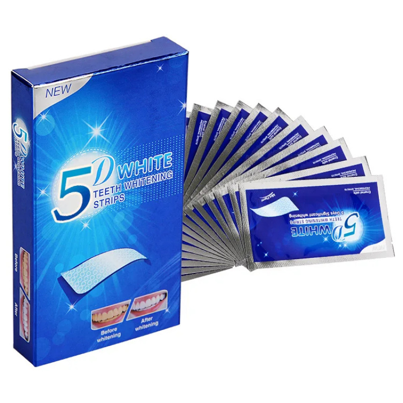 1-12pcs 5D Whitening Teeth Sti - Teeth Whitening Gel Peroxide 评论和价格