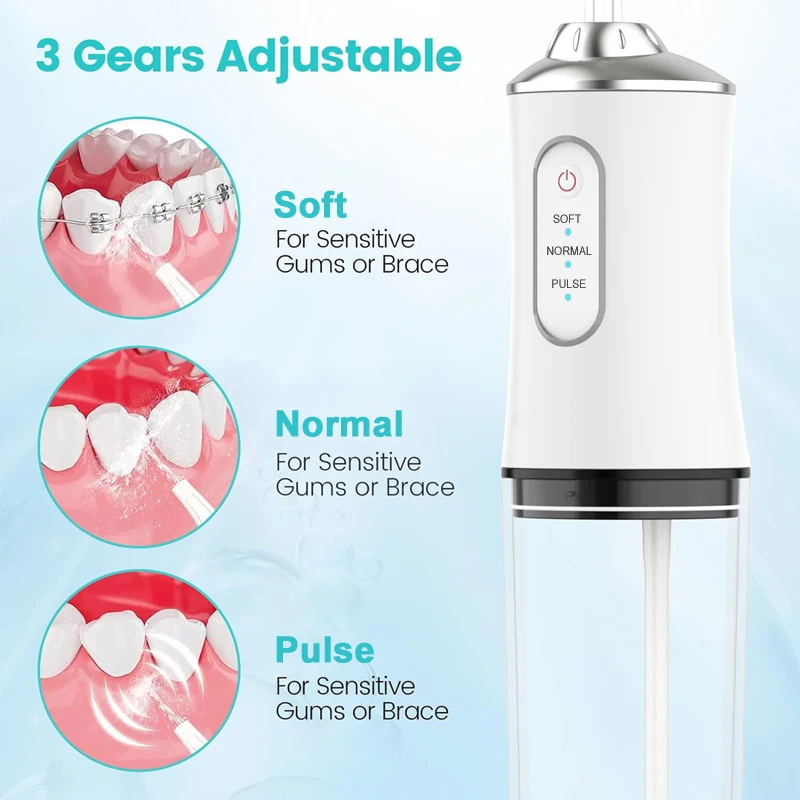 Portable Dental Water Flosser  - Water Flosser Cordless 评论和价格