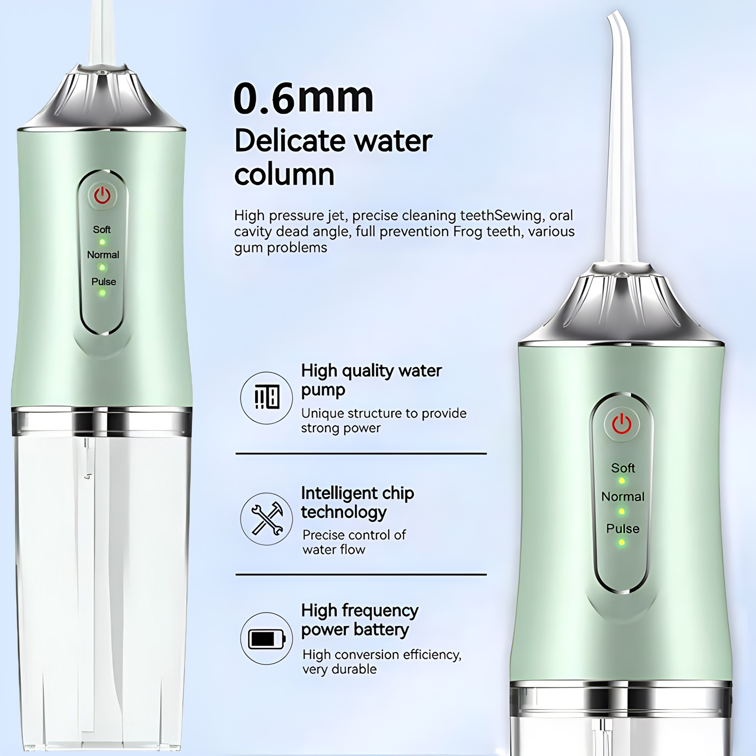 USB Portable Oral Irrigator Wa - Water Flosser Cordless 评论和价格
