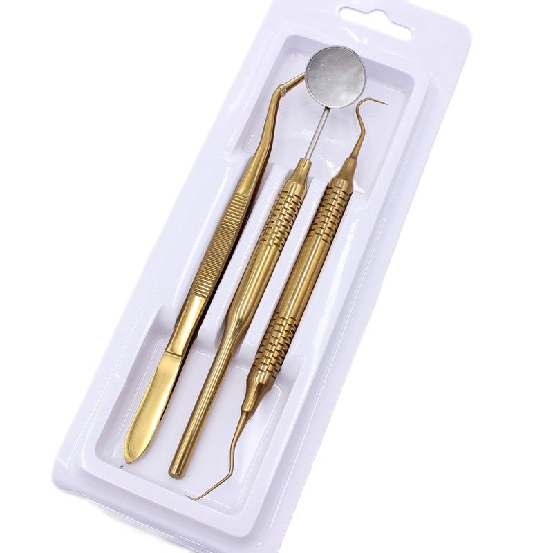 3pcs/pack Stainless Steel Dent - Teeth Whitening Kit 评论和价格