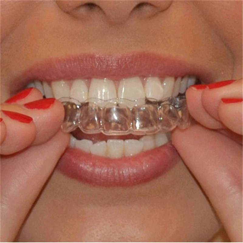 1/8pc Mouth Guard EVA Teeth Pr - Teeth Whitening With Trays 评论和价格