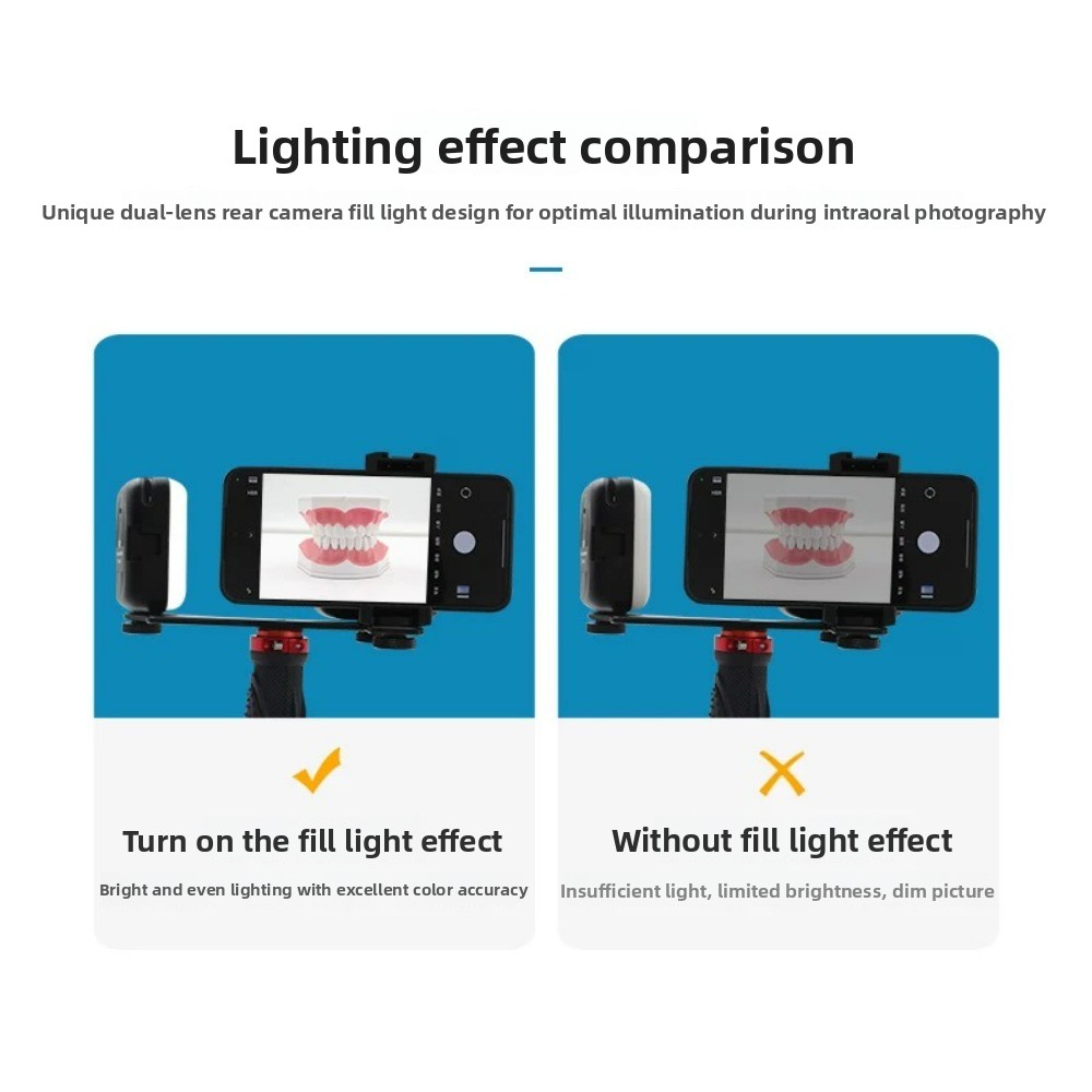Dental Photography Light, Blue - Teeth Whitening Kit 评论和价格