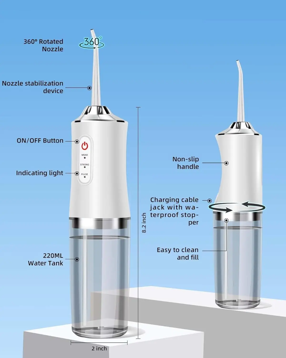 Oral Irrigator Portable Water  - Water Flosser Cordless 评论和价格