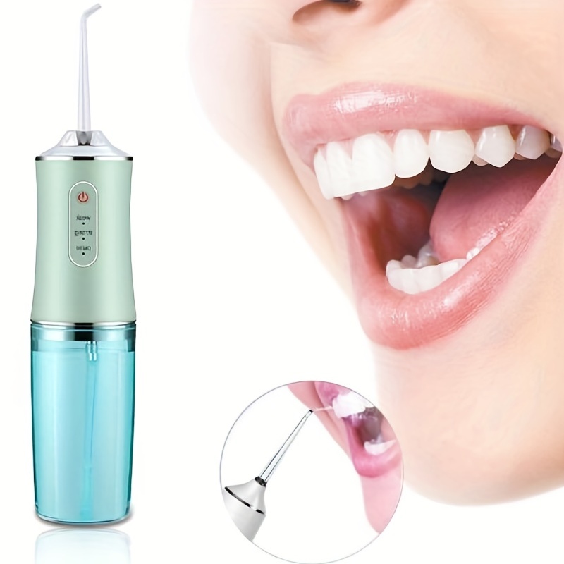 Electric Oral Irrigator Portab - Water Flosser Cordless 评论和价格