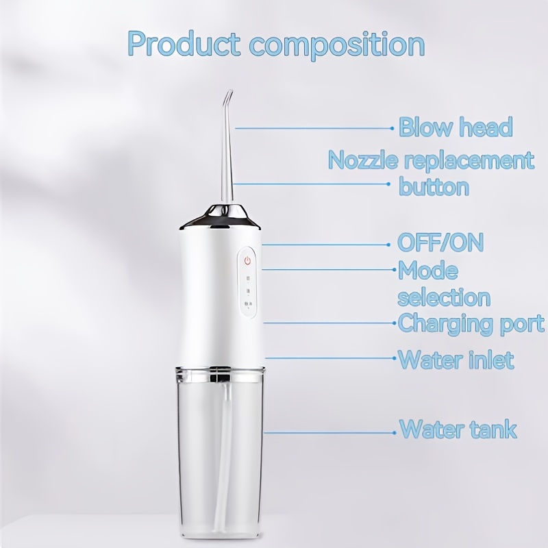 Electric Oral Irrigator Portab - Water Flosser Cordless 评论和价格