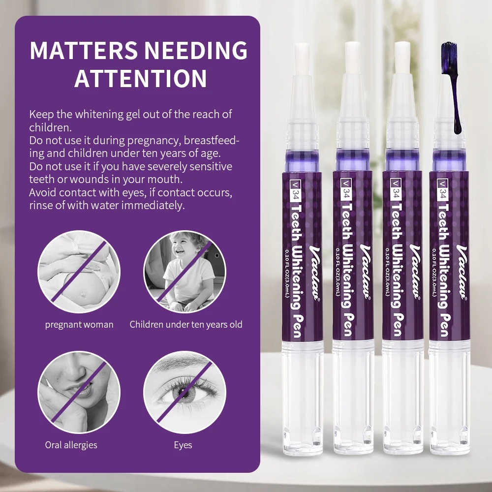 Vaclav V34 Purple Teeth Whiten - Teeth Whitening Xylitol 评论和价格