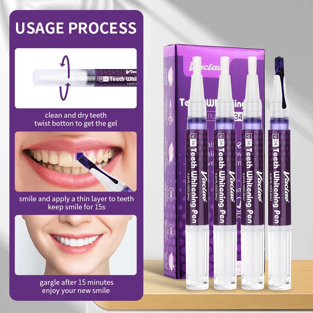 Vaclav V34 Purple Teeth Whiten - Teeth Whitening Xylitol 评论和价格