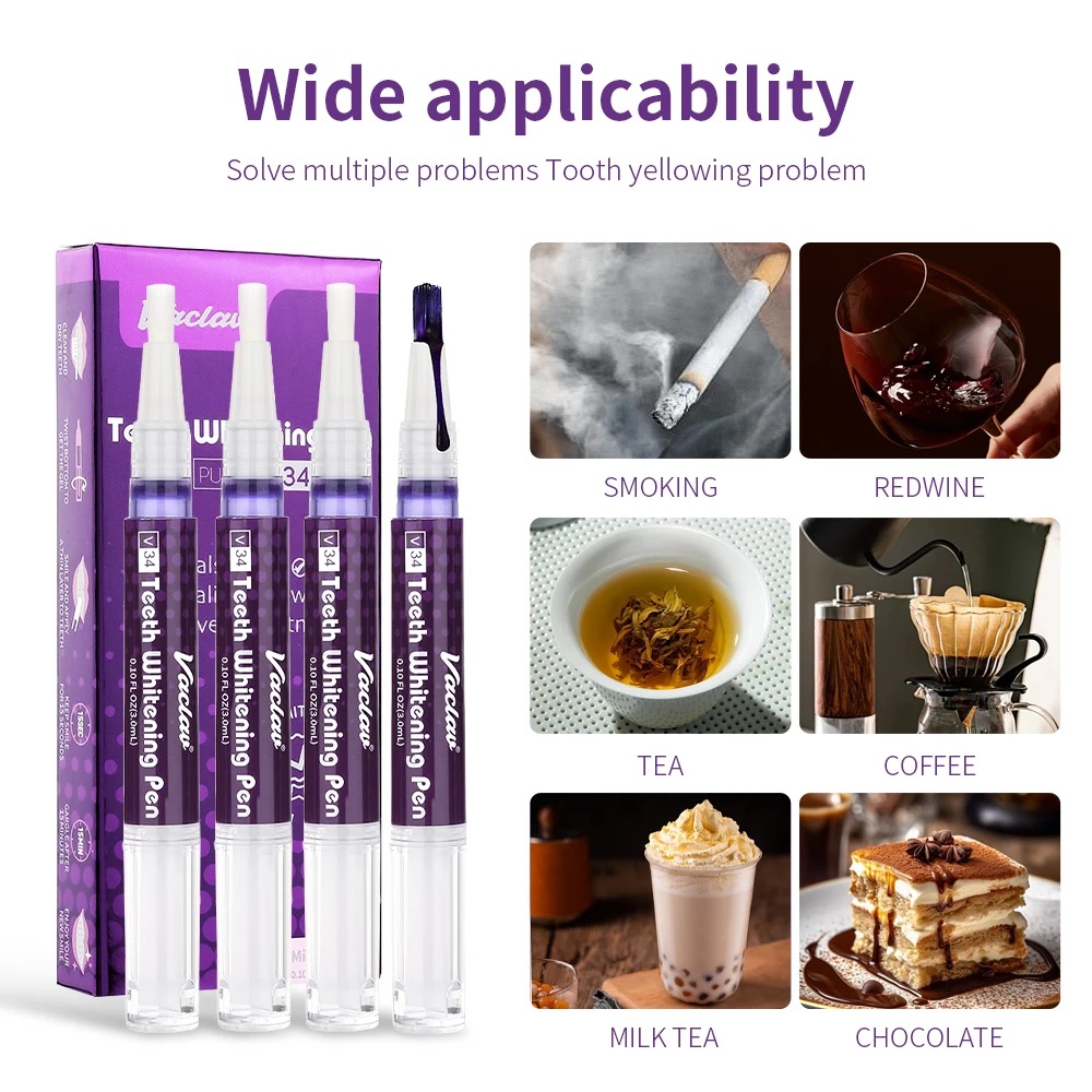 Vaclav V34 Purple Teeth Whiten - Teeth Whitening Xylitol 评论和价格