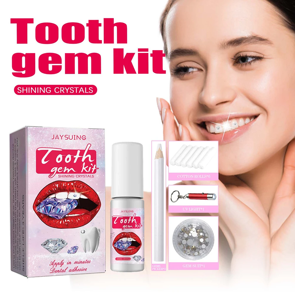 DIY Tooth Gems Kit with Crysta - Teeth Whitening Light Kit 评论和价格