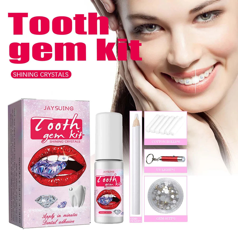 DIY Tooth Gems Kit with Crysta - Teeth Whitening Light Kit 评论和价格