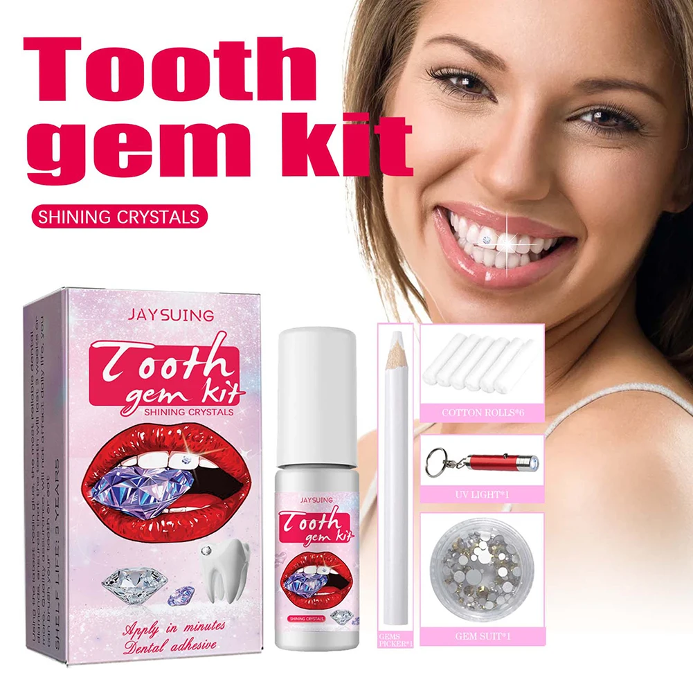 DIY Tooth Gems Kit with Crysta - Teeth Whitening Light Kit 评论和价格
